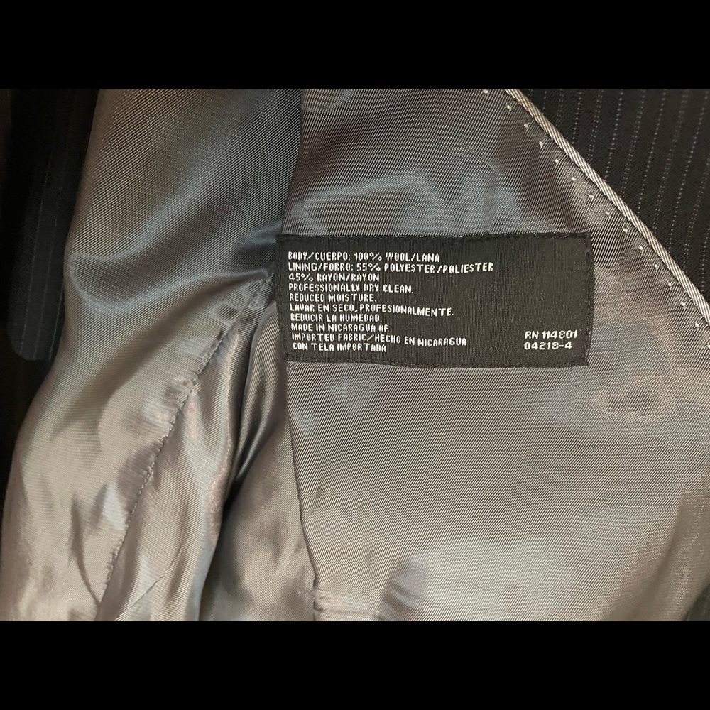 JF J. Ferrar Black Men’s Suit